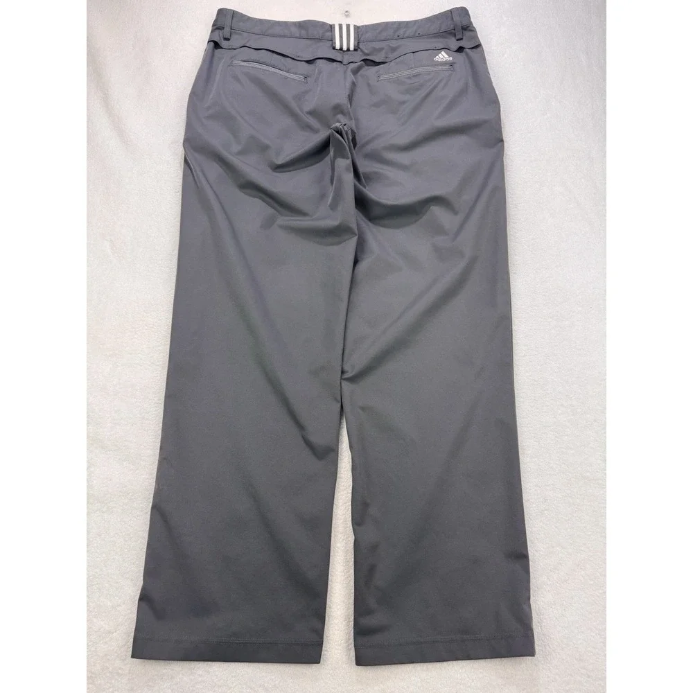 Adidas Climacool Golf Pants Men 38x32 Gunmetal Straight‎ Vented Performance